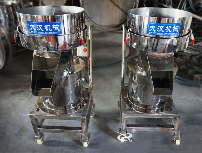 450型過濾篩機(jī)實(shí)拍：單層過濾篩過濾，多用于液體物料的使用。